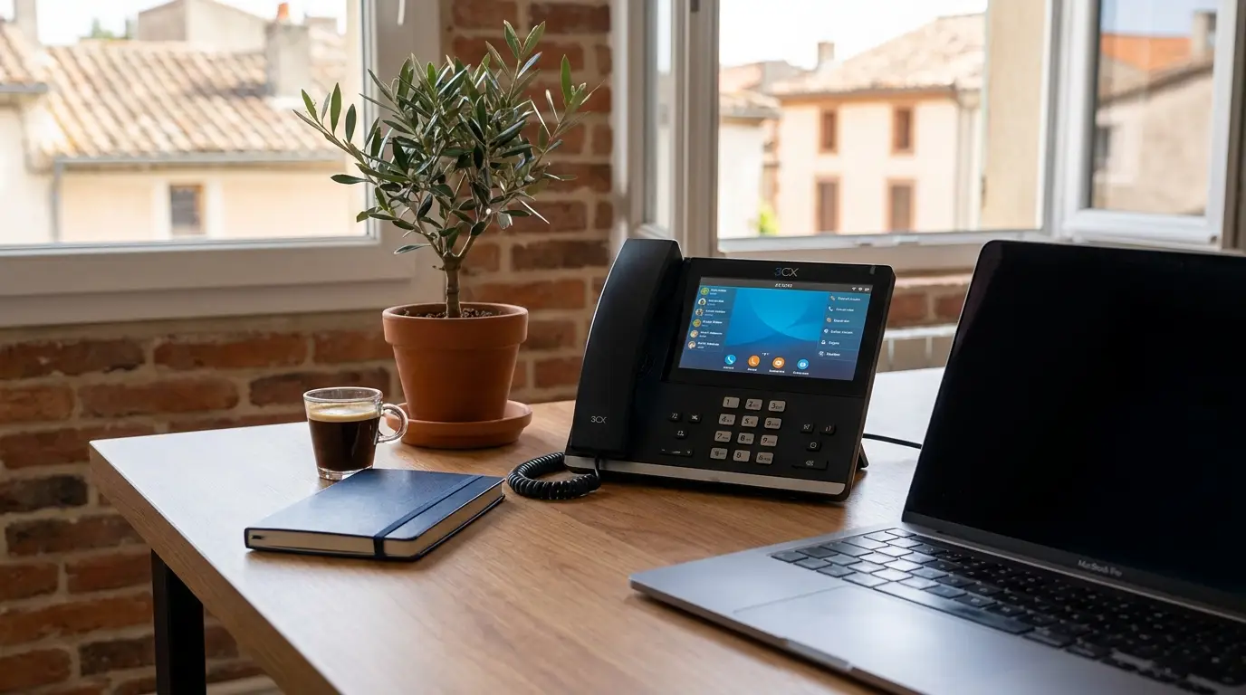 Téléphonie 3CX pour employés de bureau
